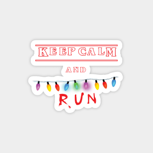 Keep calm and RUN Sticker